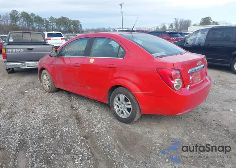 2012 Chevrolet Sonic 2Lt из США, поврежденный, VIN 1G1JC5SH8C4219953